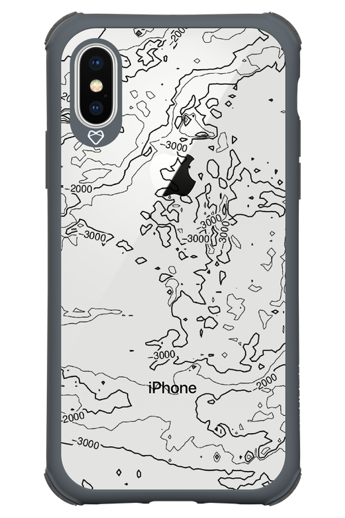 Contour Map - Apple iPhone X