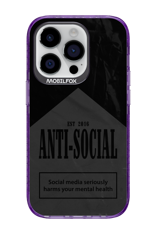 ANTI-SOCIAL (BLVCK) 2.0 - Apple iPhone 14 Pro