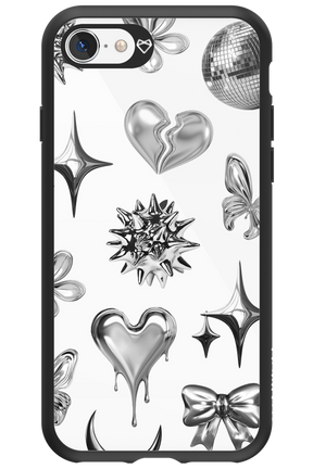 Silver Zone Transparent - Apple iPhone SE 2022
