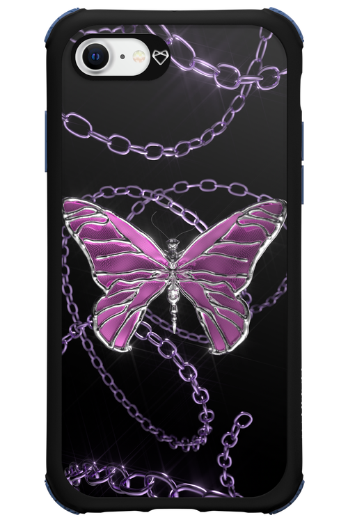 Butterfly Necklace - Apple iPhone SE 2020