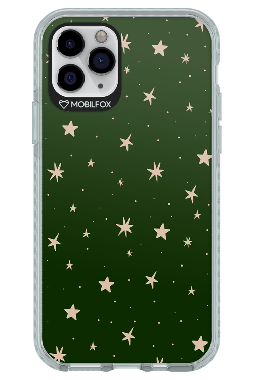 Forest Green Stars - Apple iPhone 11 Pro