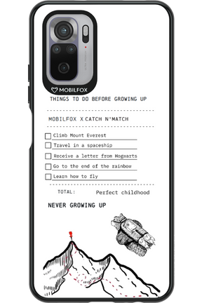 things to do before growing up - Xiaomi Redmi Note 10