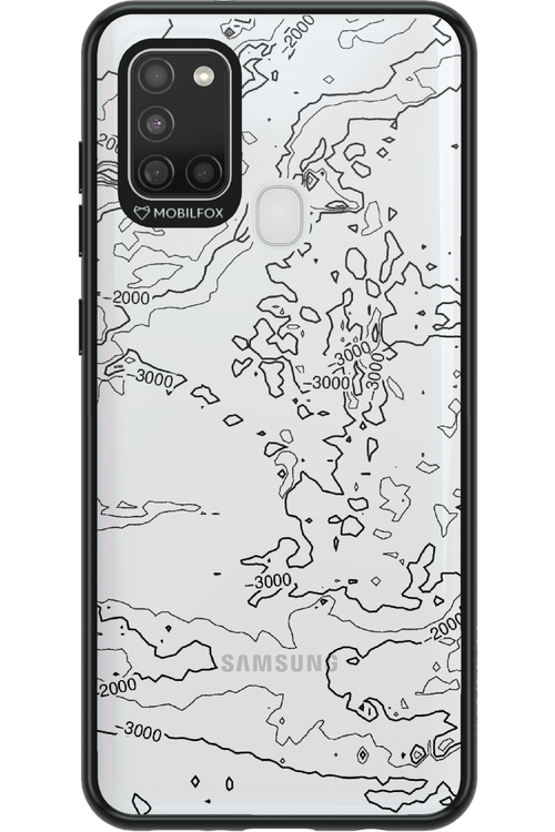 Contour Map - Samsung Galaxy A21 S