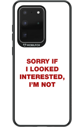 I'm not - Samsung Galaxy S20 Ultra 5G