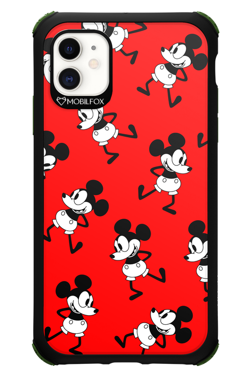 Iconic Mouse (red pattern) - Apple iPhone 11