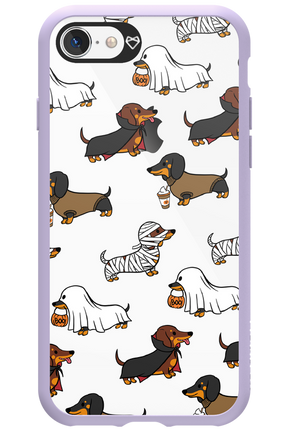 Scary Dachshund (Transparent) - Apple iPhone 8