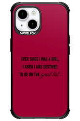 Guest List - Apple iPhone 15