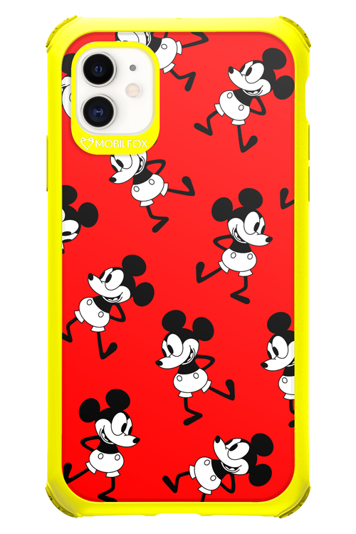 Iconic Mouse (red pattern) - Apple iPhone 11