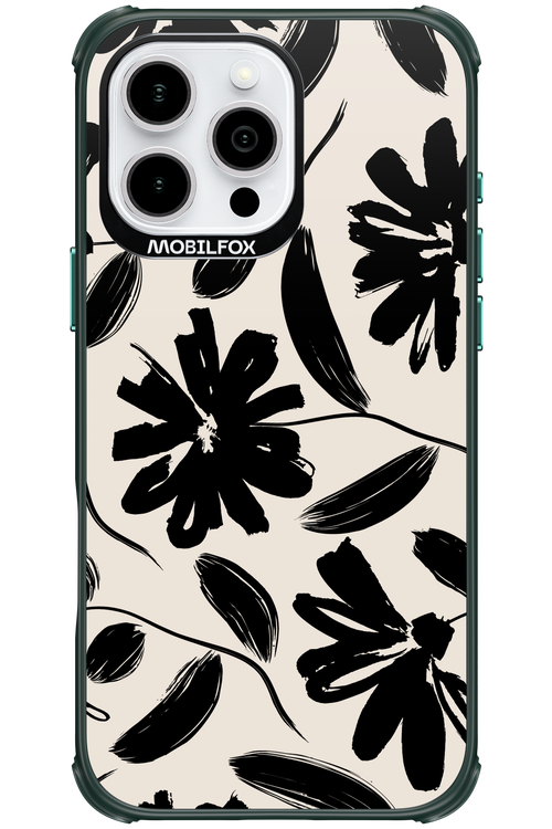 Monochrome Flowerss 2.0 - Apple iPhone 16 Pro Max