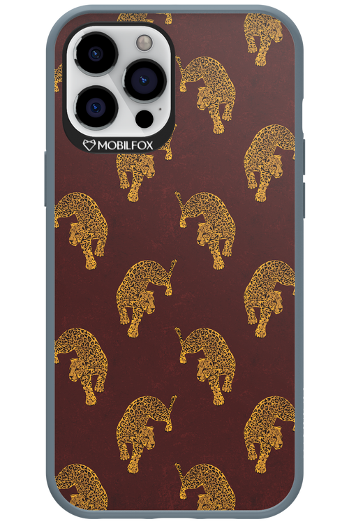 Burgundy Leopard Pattern - Apple iPhone 12 Pro Max