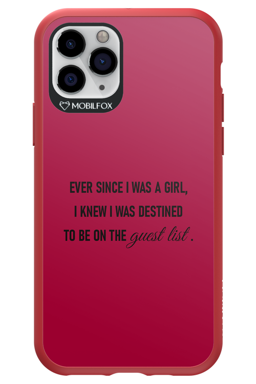 Guest List - Apple iPhone 11 Pro