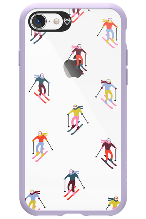 Snow Motion (Transparent) - Apple iPhone 8