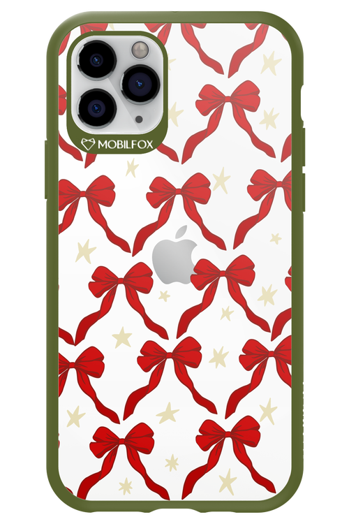 Bow & Stars (Transparent) - Apple iPhone 11 Pro