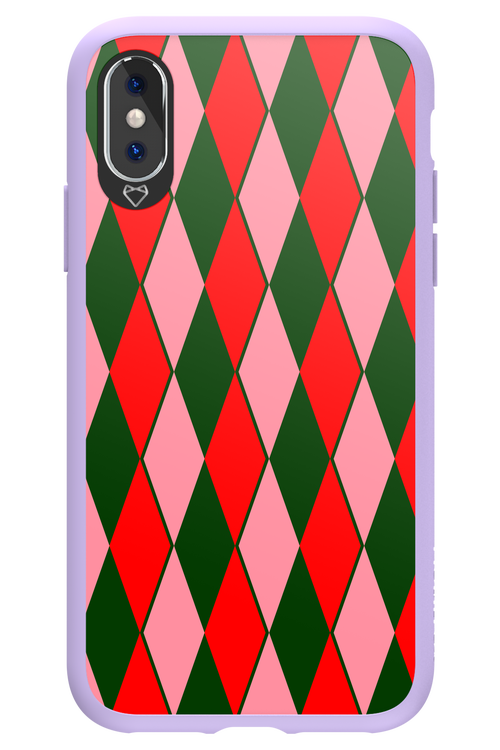 Retro Christmas - Apple iPhone X