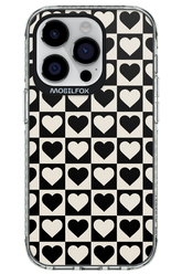 Checkered Heart - Apple iPhone 14 Pro