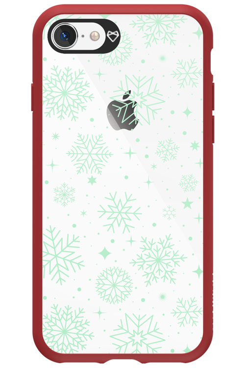 Tiffany's Snowflakes - Apple iPhone 8