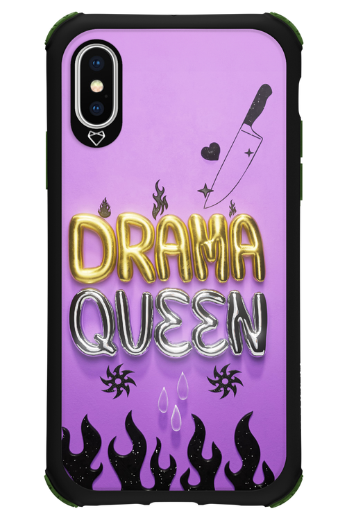 Drama Queen Purple - Apple iPhone X