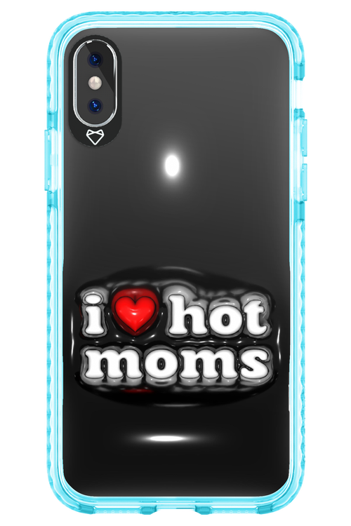 I love hot moms puffer - Apple iPhone X