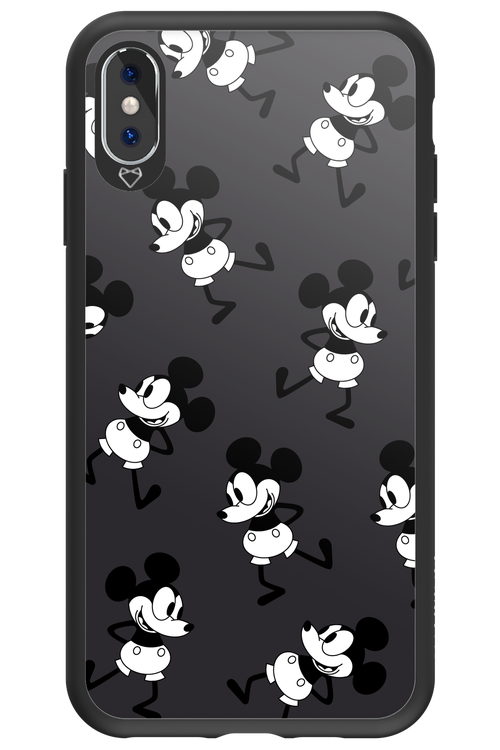 Iconic Mouse (antracite pattern) - Apple iPhone XS Max