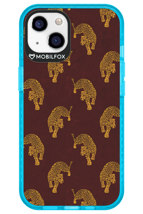 Burgundy Leopard Pattern - Apple iPhone 13