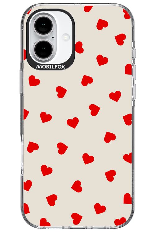 Sprinkle Heart - Apple iPhone 16 Plus