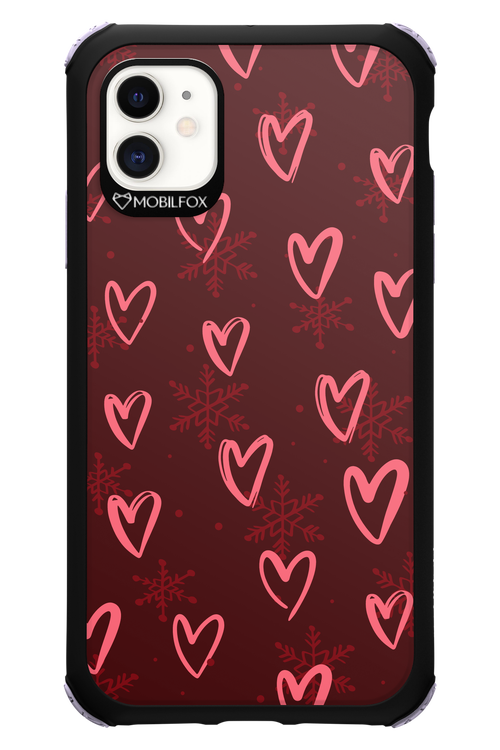 Christmas Hearts - Apple iPhone 11