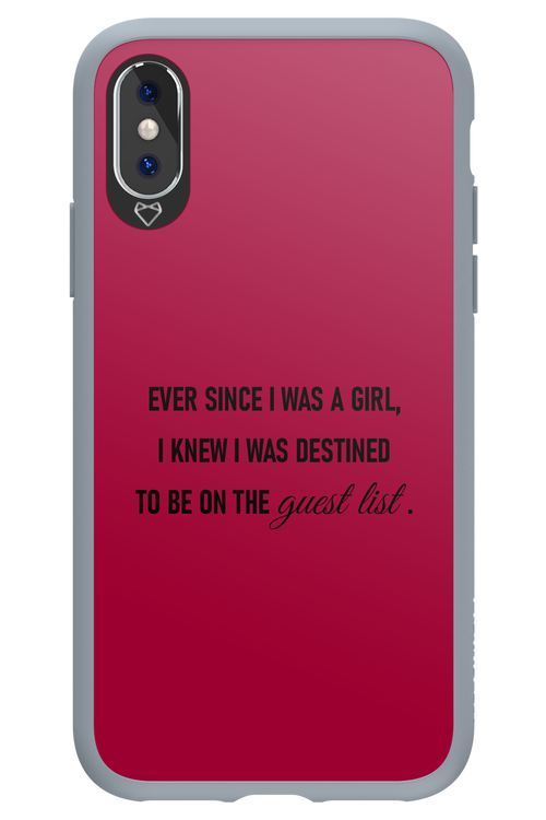 Guest List - Apple iPhone XS