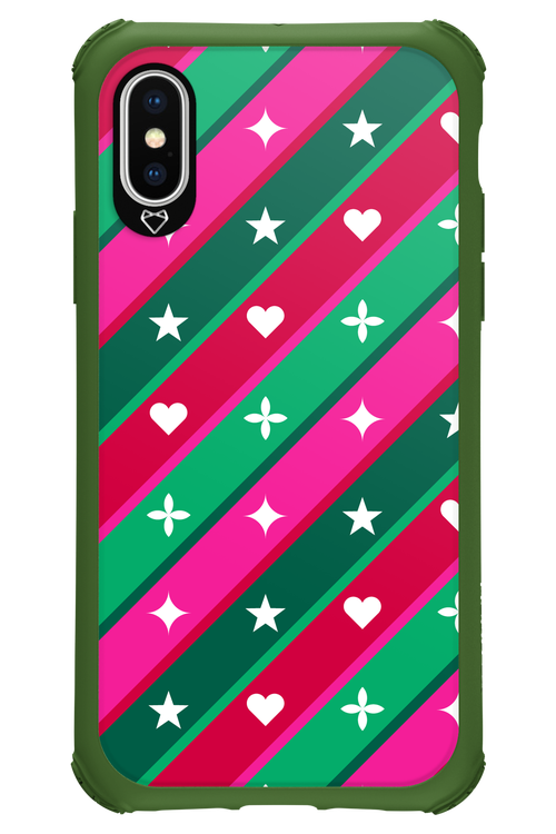 Christmas Stripes - Apple iPhone X