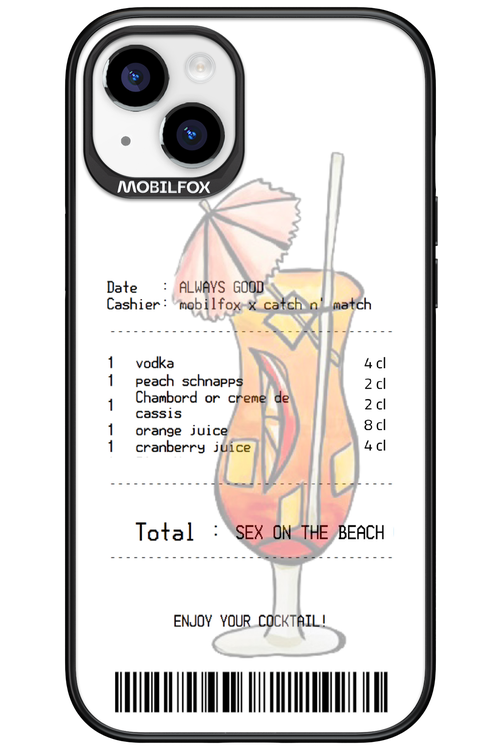 sex on the beach cocktail - Apple iPhone 15 Plus