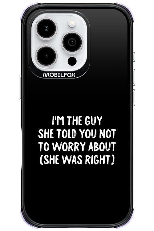 She was right 2.0 - Apple iPhone 16 Pro