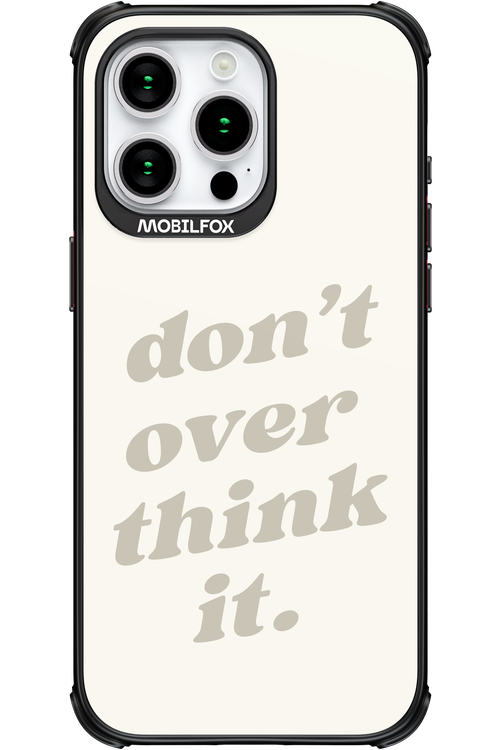 No OverThink - Apple iPhone 15 Pro Max