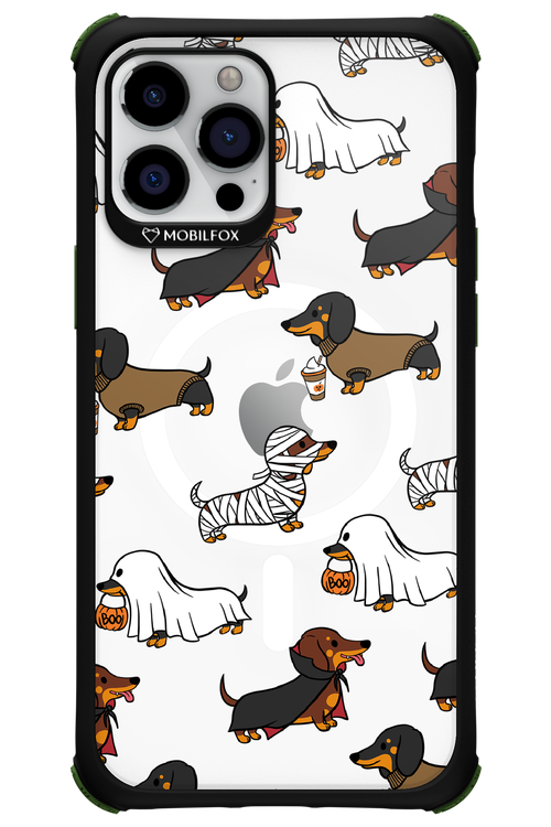Scary Dachshund (Transparent) - Apple iPhone 12 Pro Max