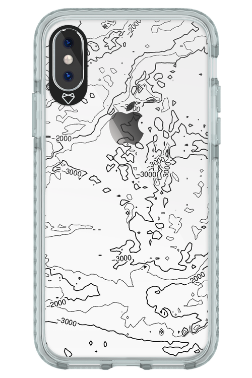 Contour Map - Apple iPhone X