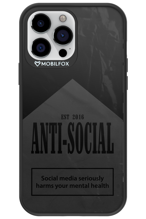 ANTI-SOCIAL (BLVCK) 2.0 - Apple iPhone 13 Pro Max