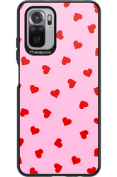Sprinkle Heart Pink - Xiaomi Redmi Note 10