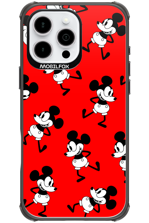 Iconic Mouse (red pattern) - Apple iPhone 16 Pro Max