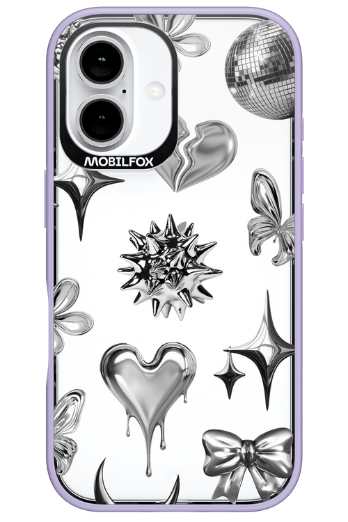 Silver Zone Transparent - Apple iPhone 16