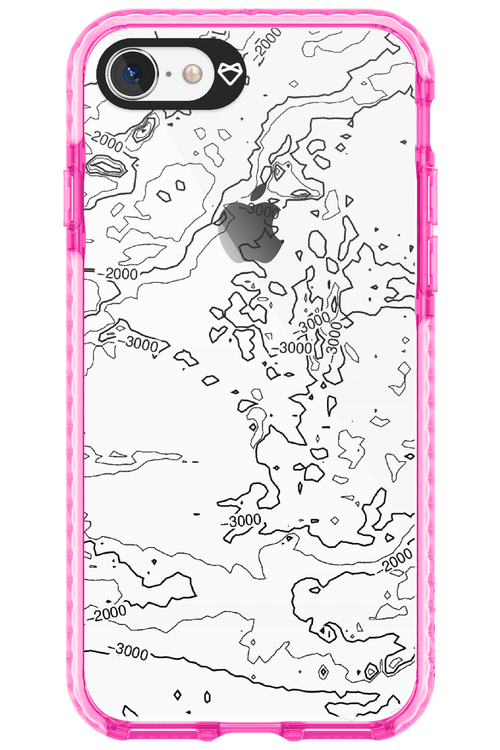 Contour Map 2.0 - Apple iPhone 8