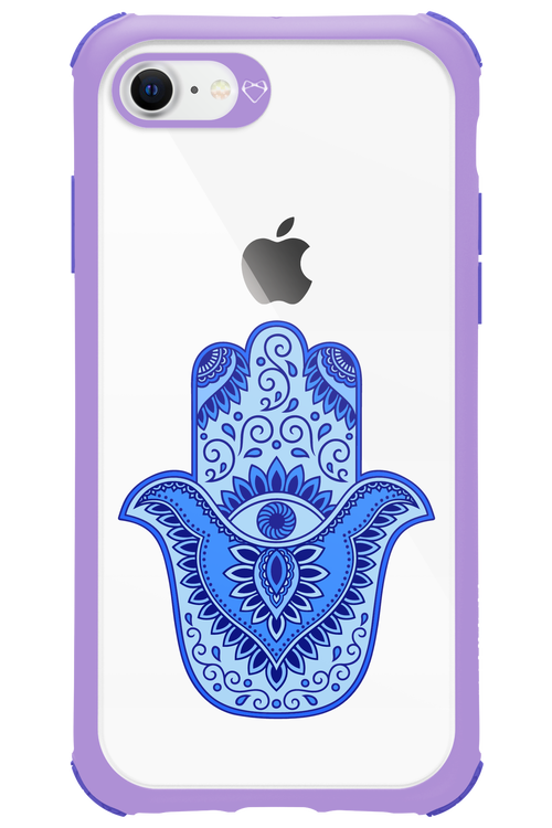 Hamsa Blue - Apple iPhone 8