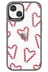 Candy Cane Hearts - Apple iPhone 14