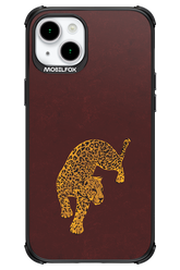 Burgundy Leopard - Apple iPhone 15 Plus