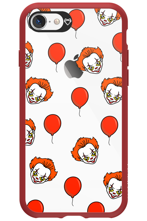 Mystery Clown (Transparent) - Apple iPhone 8