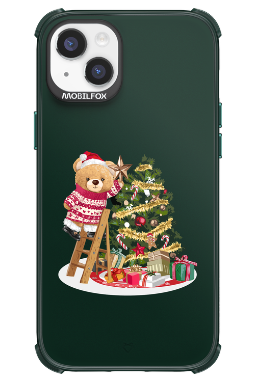 Christmas Bear (Transparent) - Apple iPhone 14 Plus