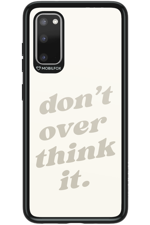No OverThink - Samsung Galaxy S20