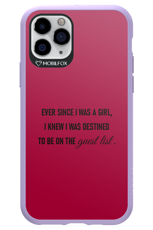 Guest List - Apple iPhone 11 Pro