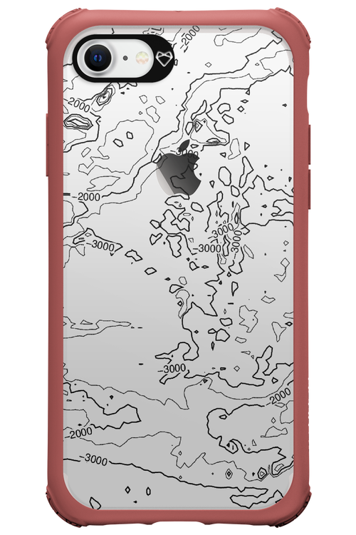 Contour Map - Apple iPhone 7