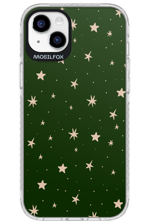Forest Green Stars - Apple iPhone 14 Plus