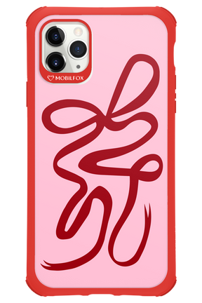 Burgundy Bow - Apple iPhone 11 Pro Max