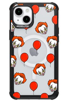Mystery Clown (Transparent) - Apple iPhone 15 Plus