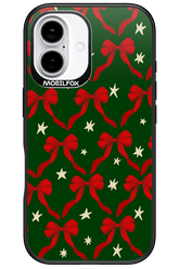 Bow & Stars (Green) - Apple iPhone 16